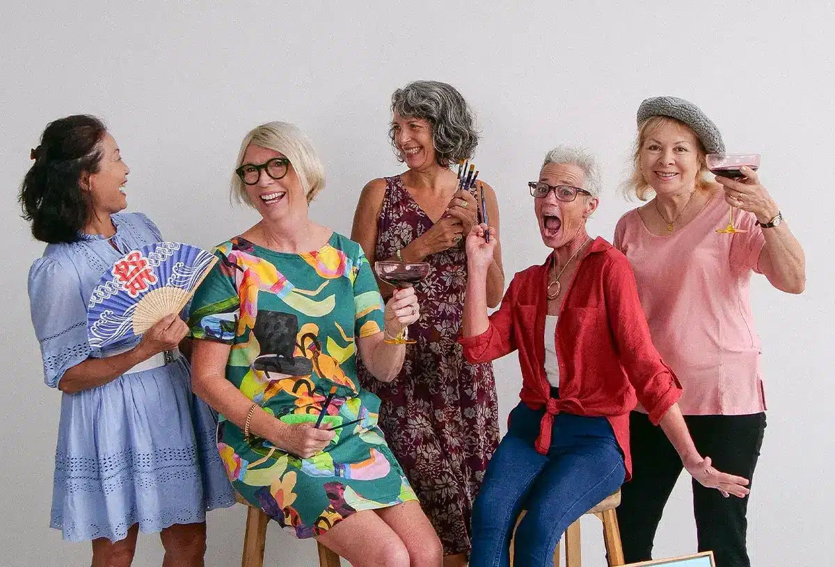 Mamma Mia Nights Paint and Sip Session at Pinot & Picasso